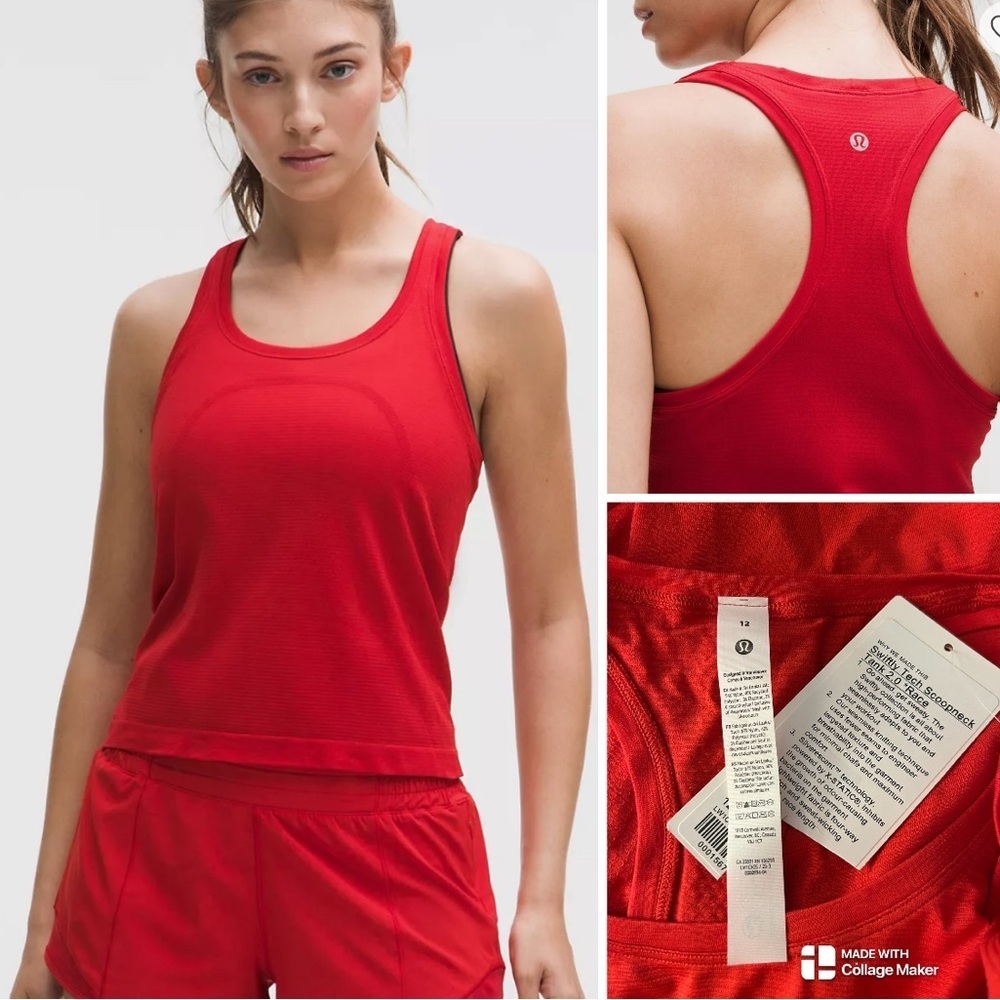 Lululemon NWT Swiftly Tech Scoopneck Tank 2.0 Race